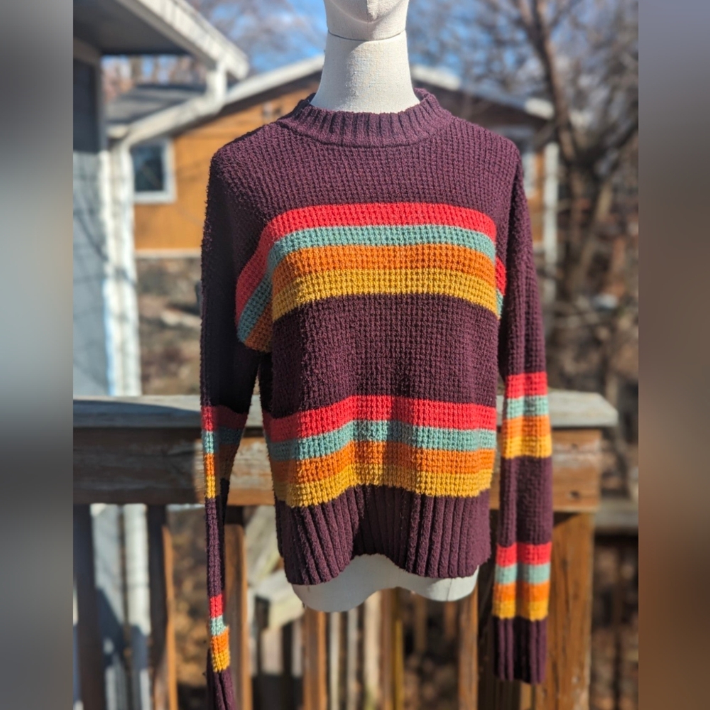 SO striped sweater